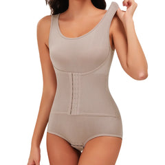 Bodysuit Shapewear with Belt Women Tummy Control Fajas Body Shaper Waist Trainer Slimming Cincher Corset Tops Gym Belly Trimmer