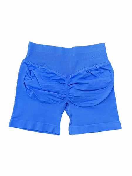 Impact Shorts with Logo Women Seamless Yoga Shorts Scrunch Bum Gym Shorts Workout Biker Short Fitness